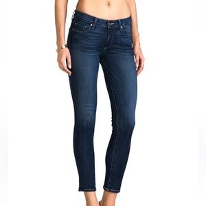 PAIGE Skyline Ankle Peg Dark Blue Ankle Jeans